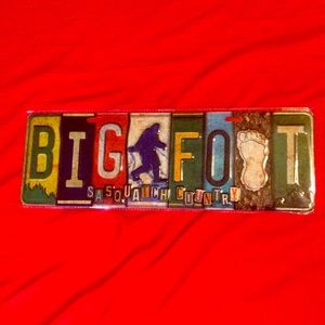 Bigfoot sign